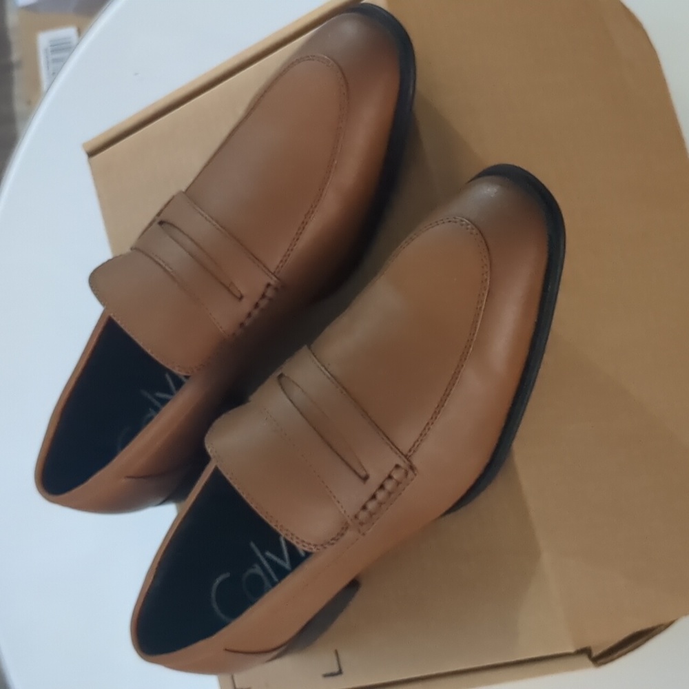 Calvin Klein Torrance brown shoes mens 7.5 US